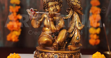 Sacred Shine: A Guide to Cleaning Your Brass Krishna Idol
