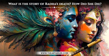 What is the story of Radha's death