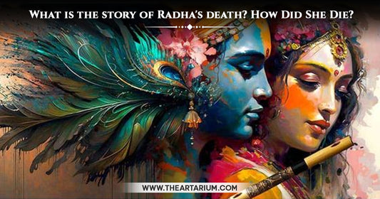 What is the story of Radha's death