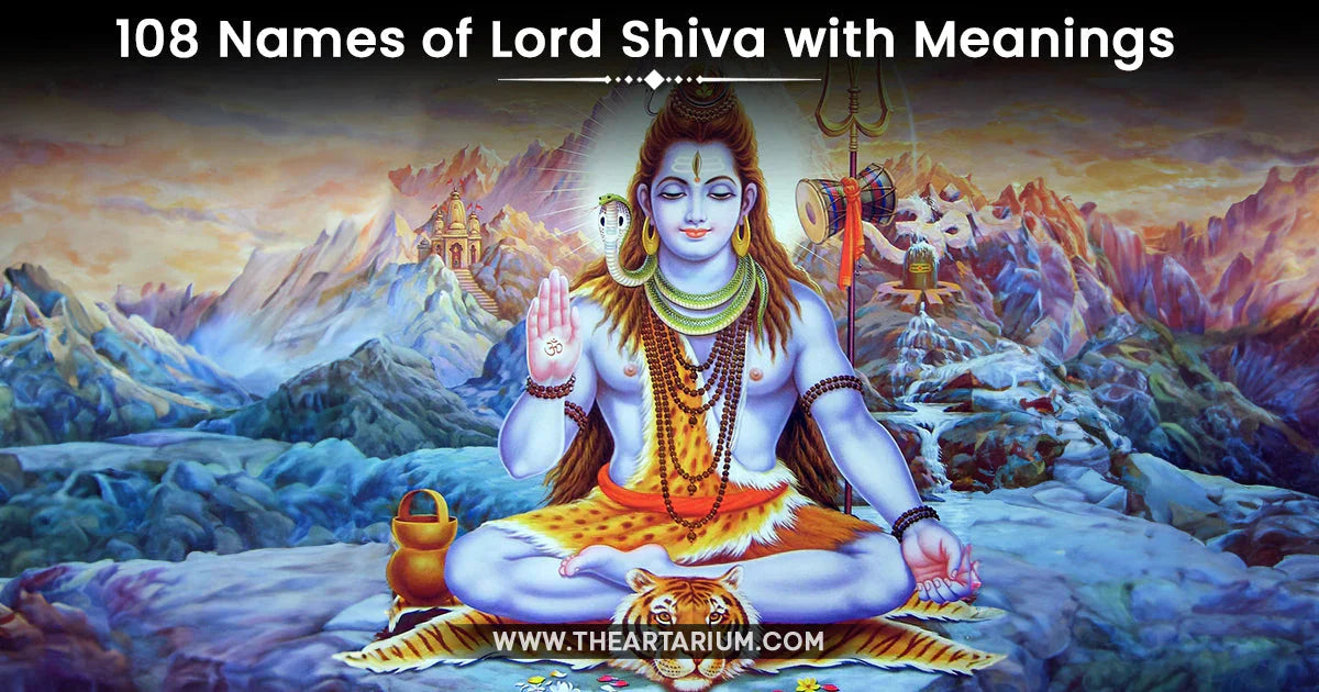 108 Names of Lord Shiva with Meanings