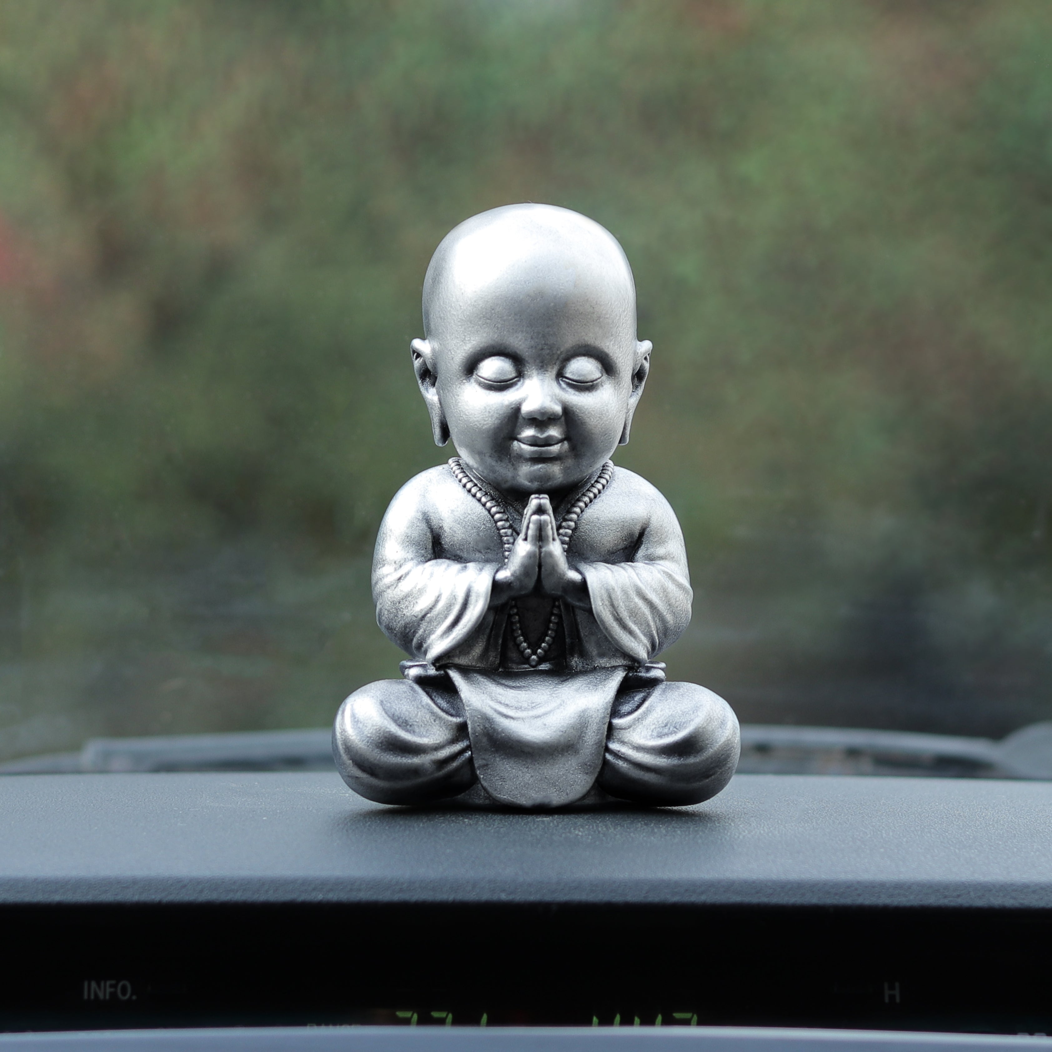 Meditating Baby Monk Car Dashboard