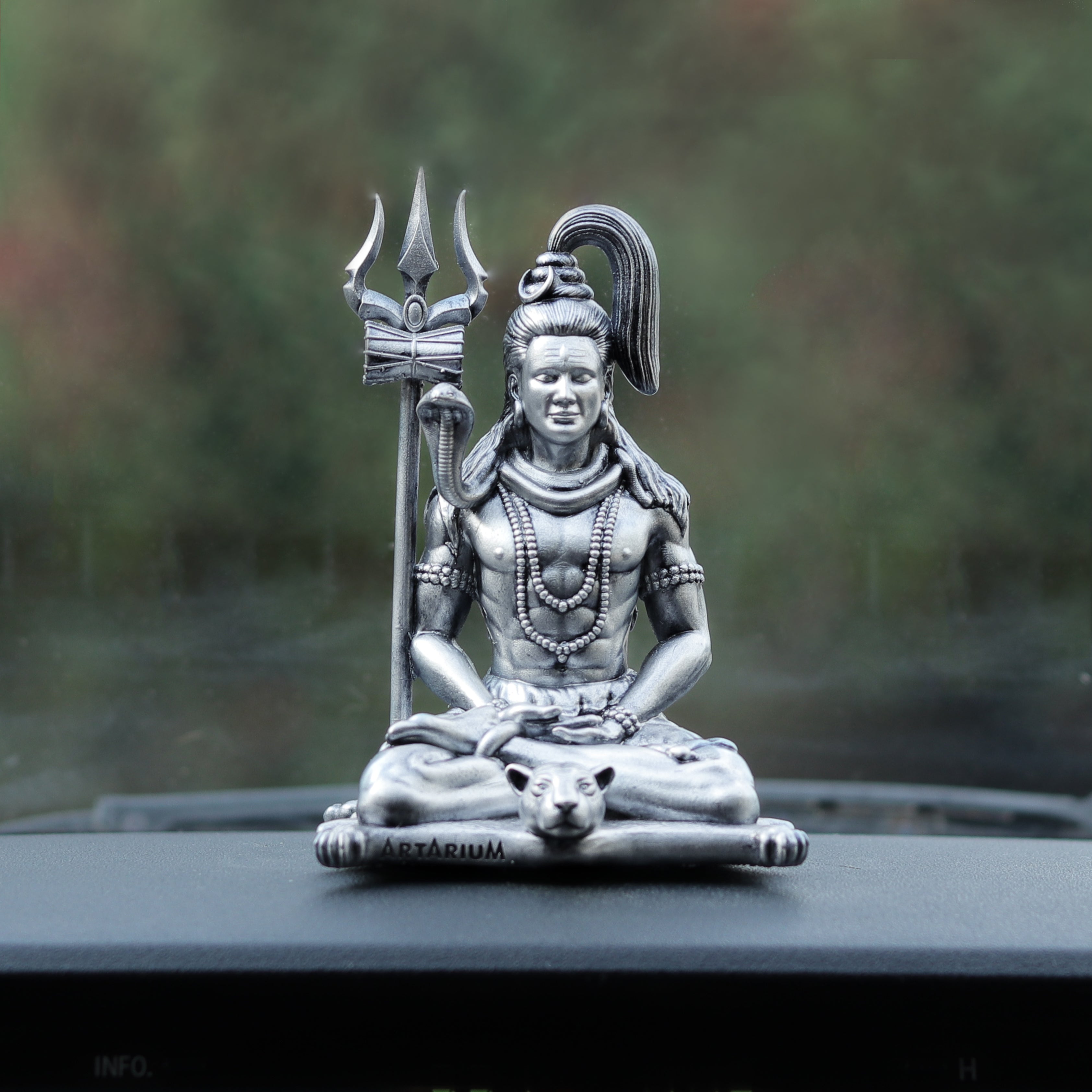 Meditating Lord Shiva Car Dashboard