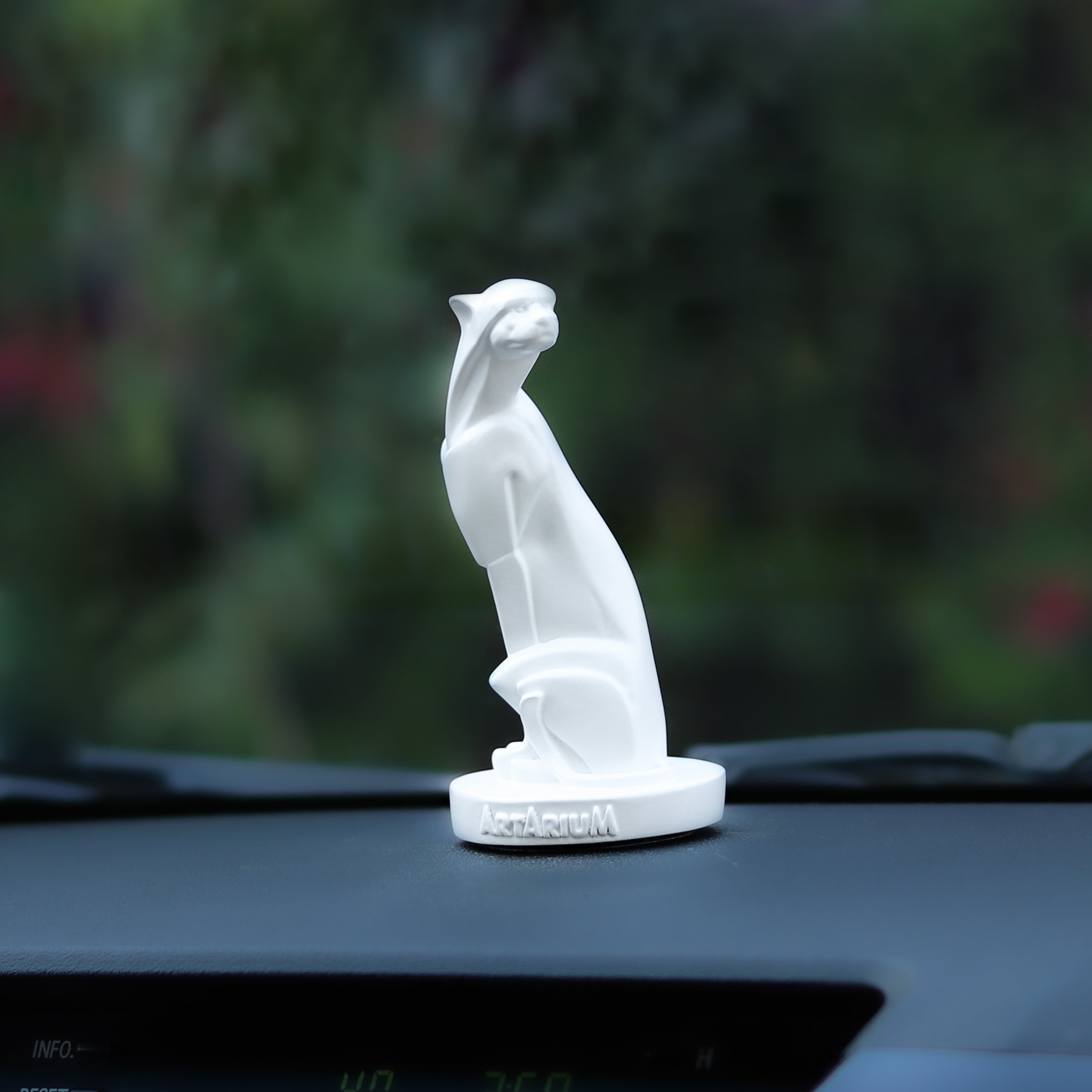 Sitting Panther Figurine Car Dashboard