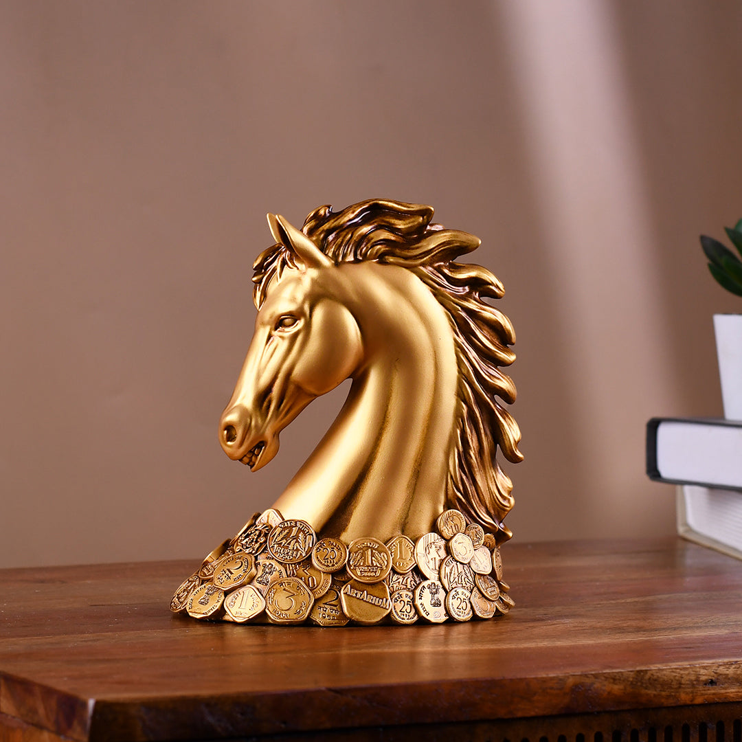 Coin horse head