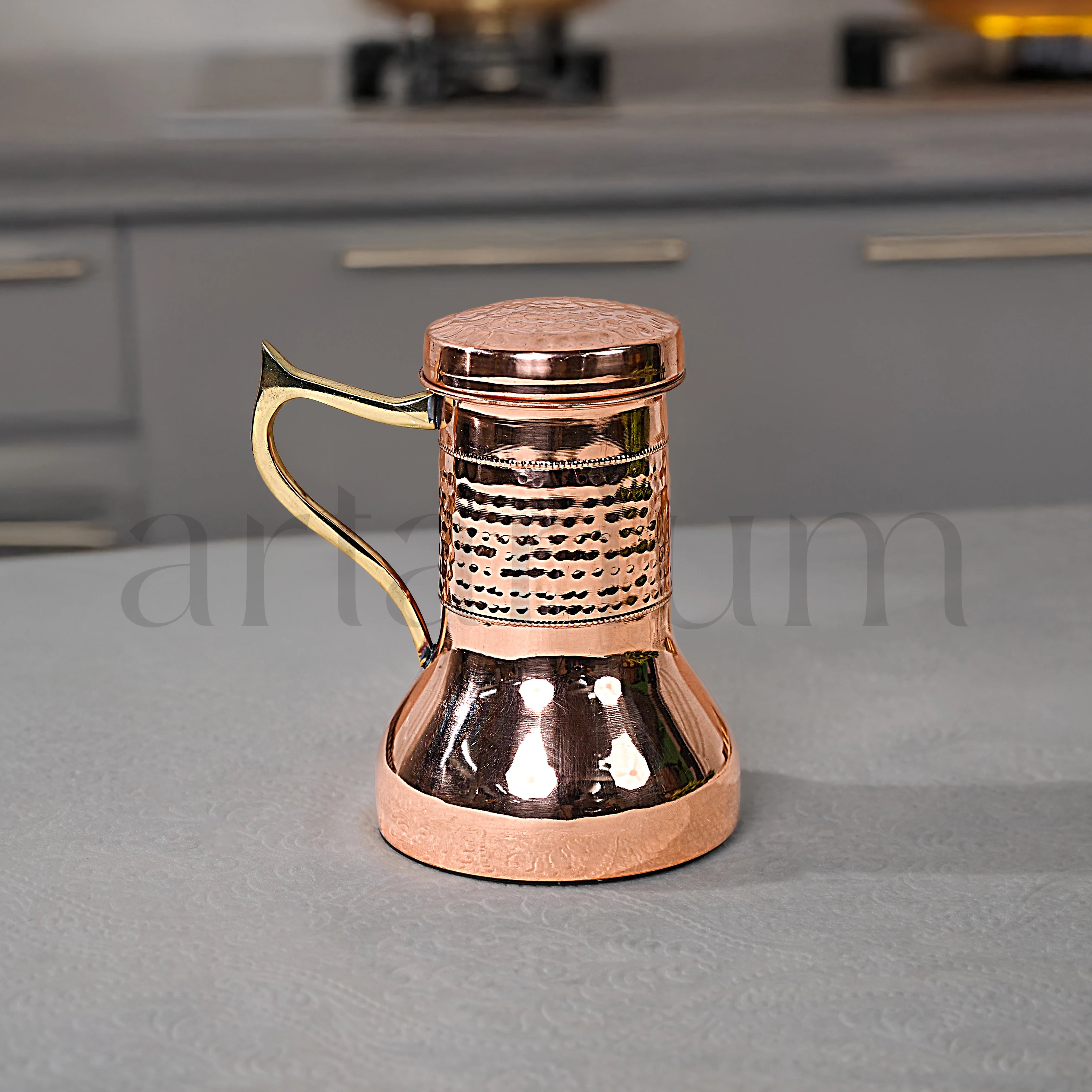 Copper Jar with Handle