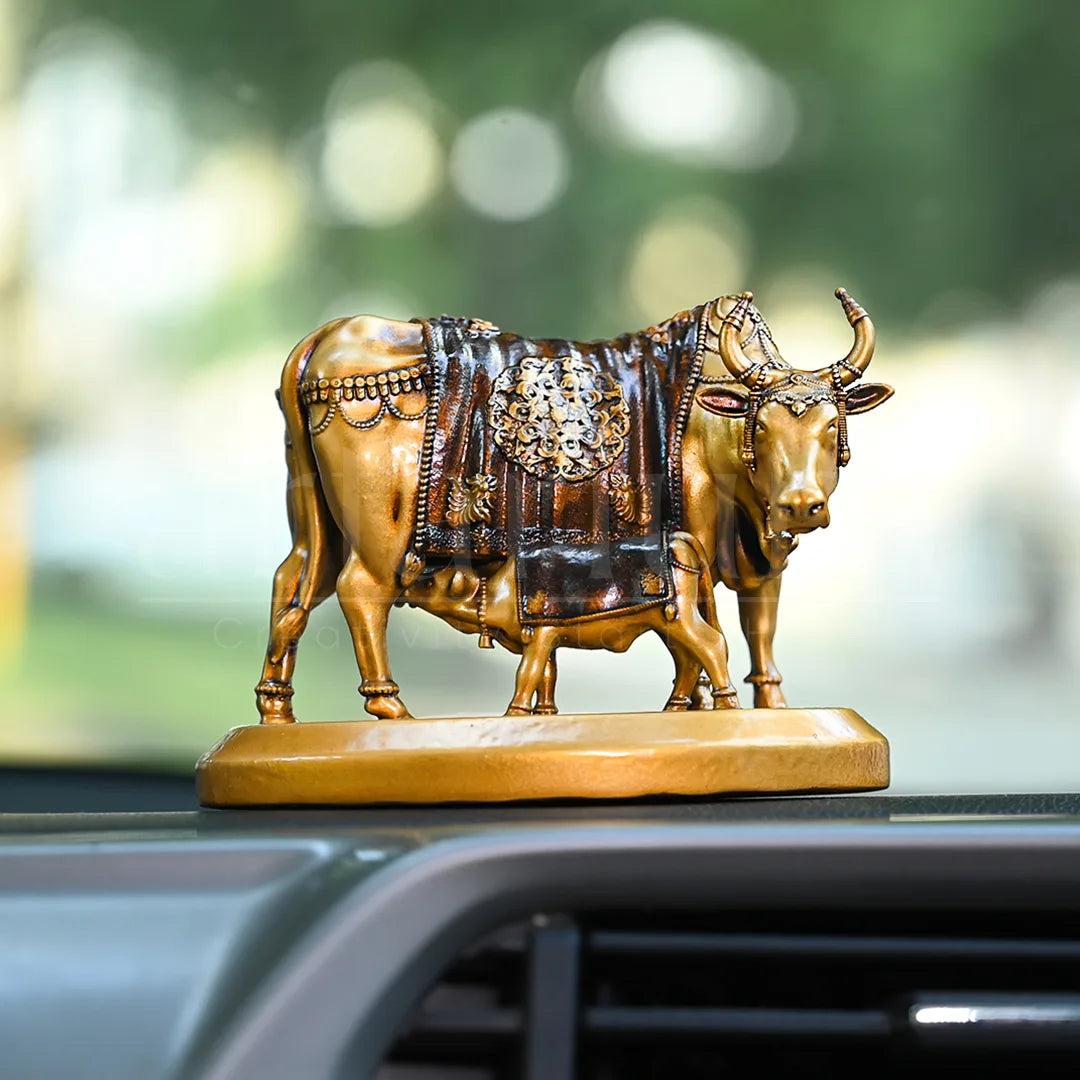 Kamdhenu Cow Car Dashboard