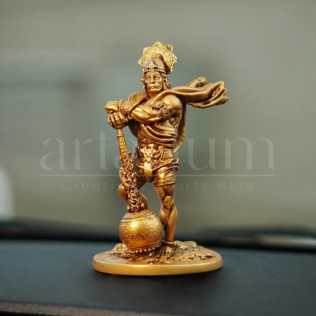 Bahubali Hanuman Car Dashboard