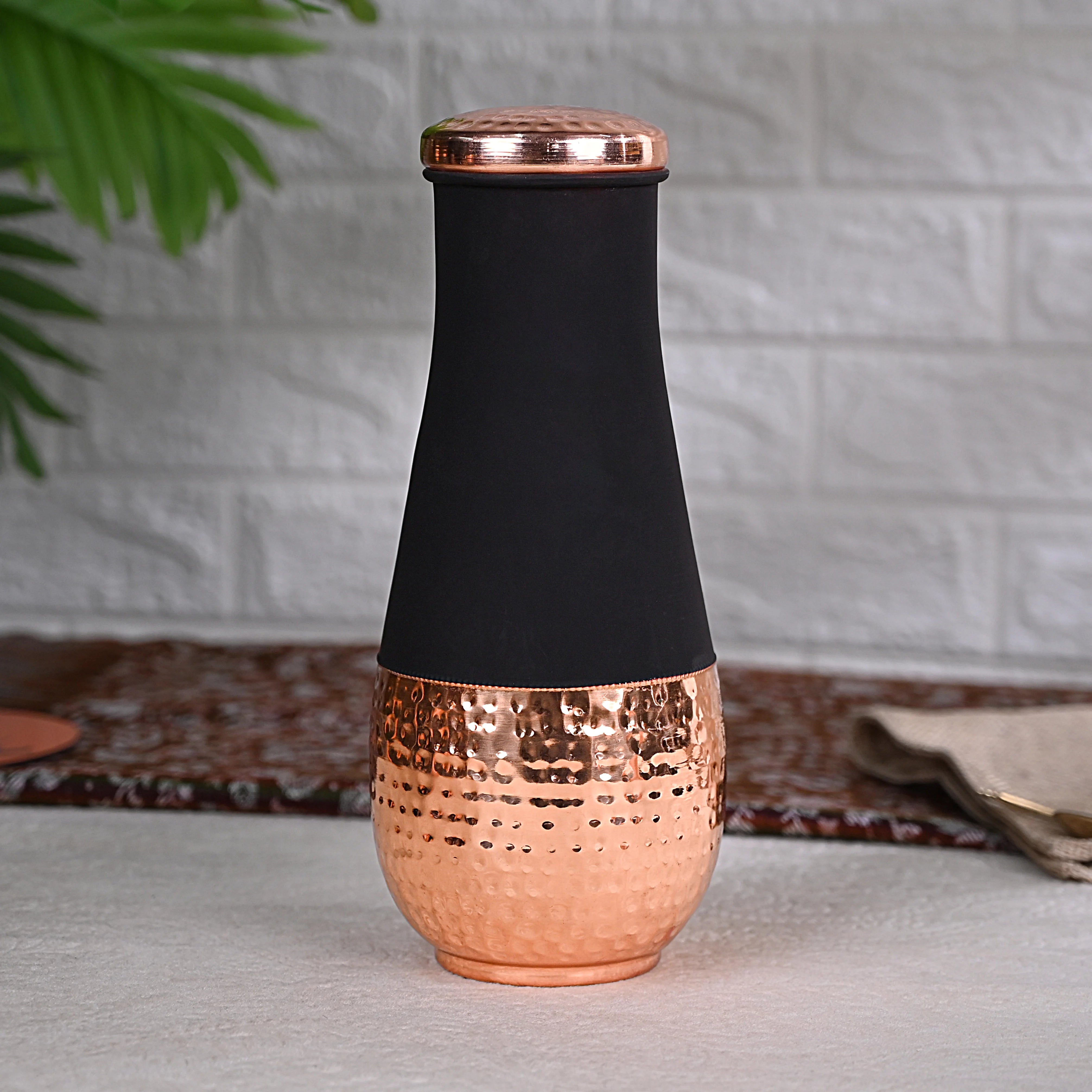 Tulip Copper Water Jar