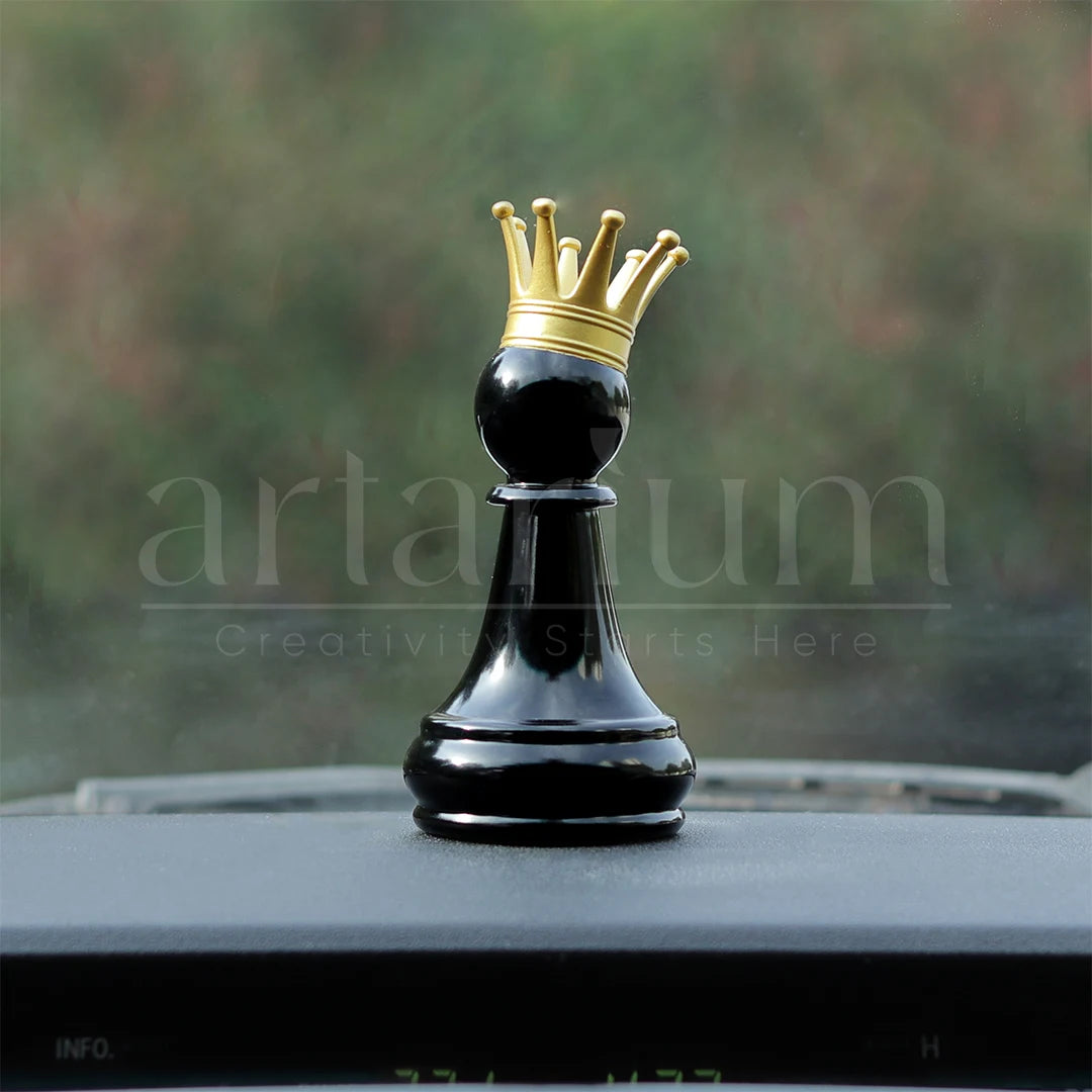 Pawn With Crown Chess Piece