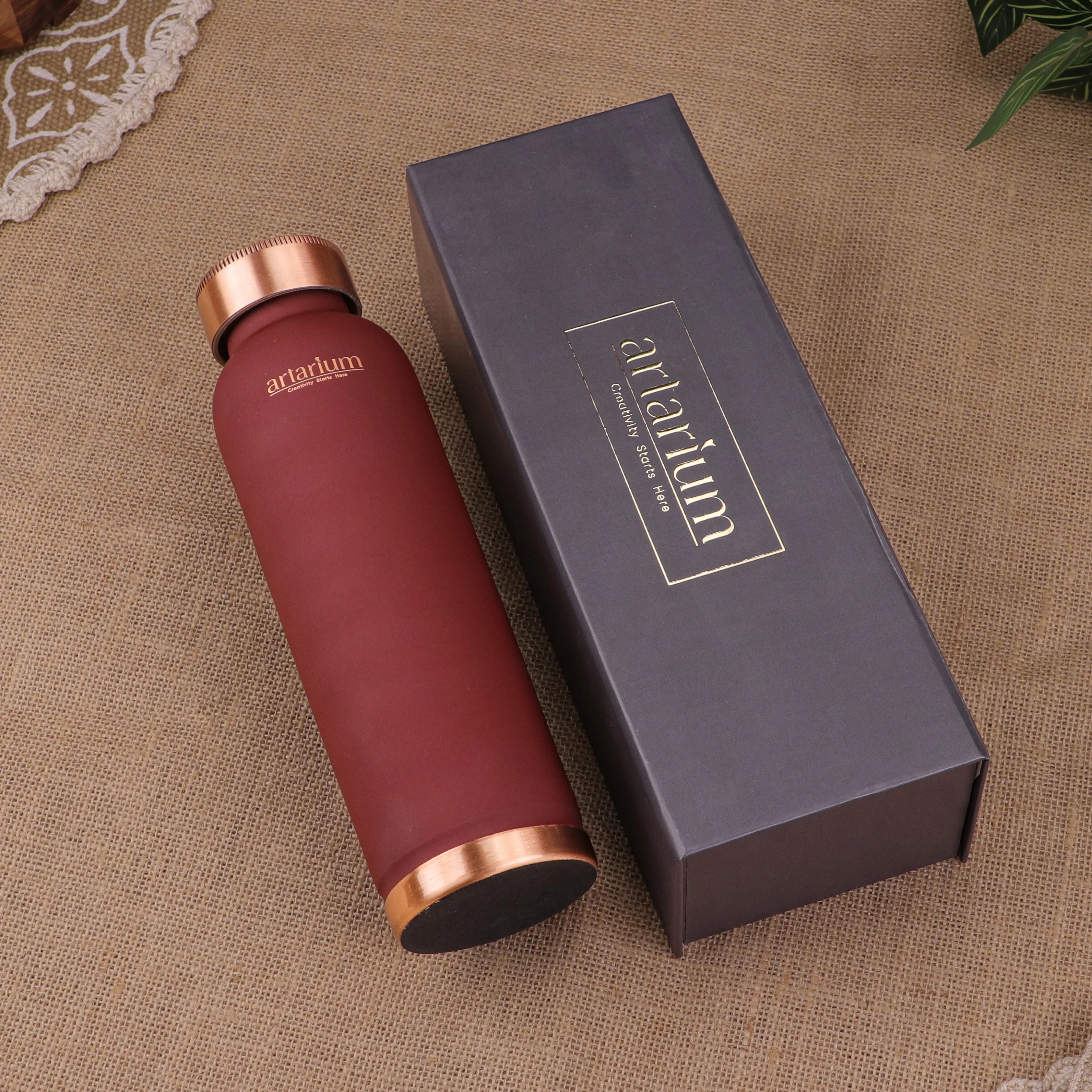 Copper Bottle with Gift Box