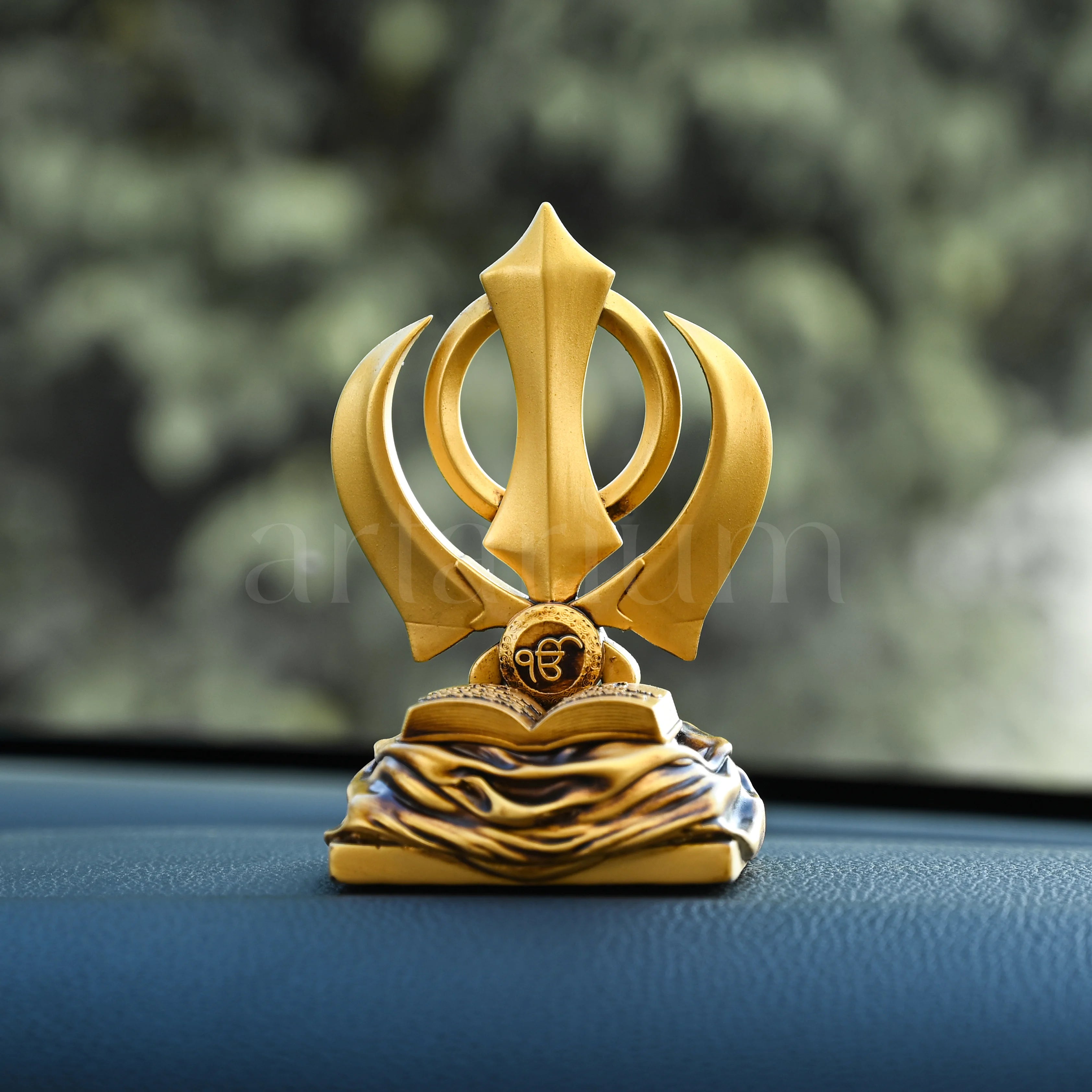 Khanda Sahib for Car Dashboard