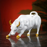 Load image into Gallery viewer, Abstract Art Charging Bull Figurine Small
