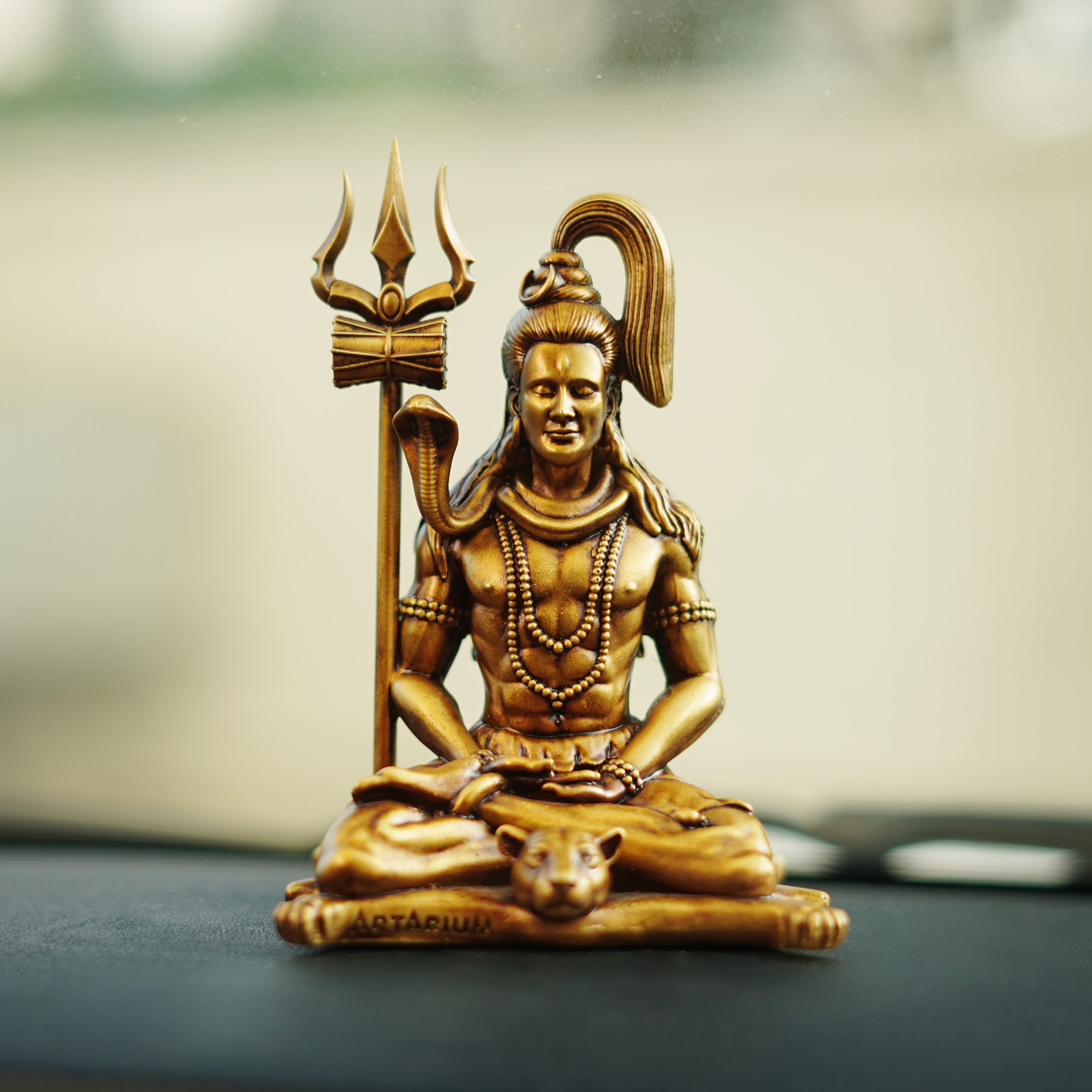 Meditating Lord Shiva Car Dashboard