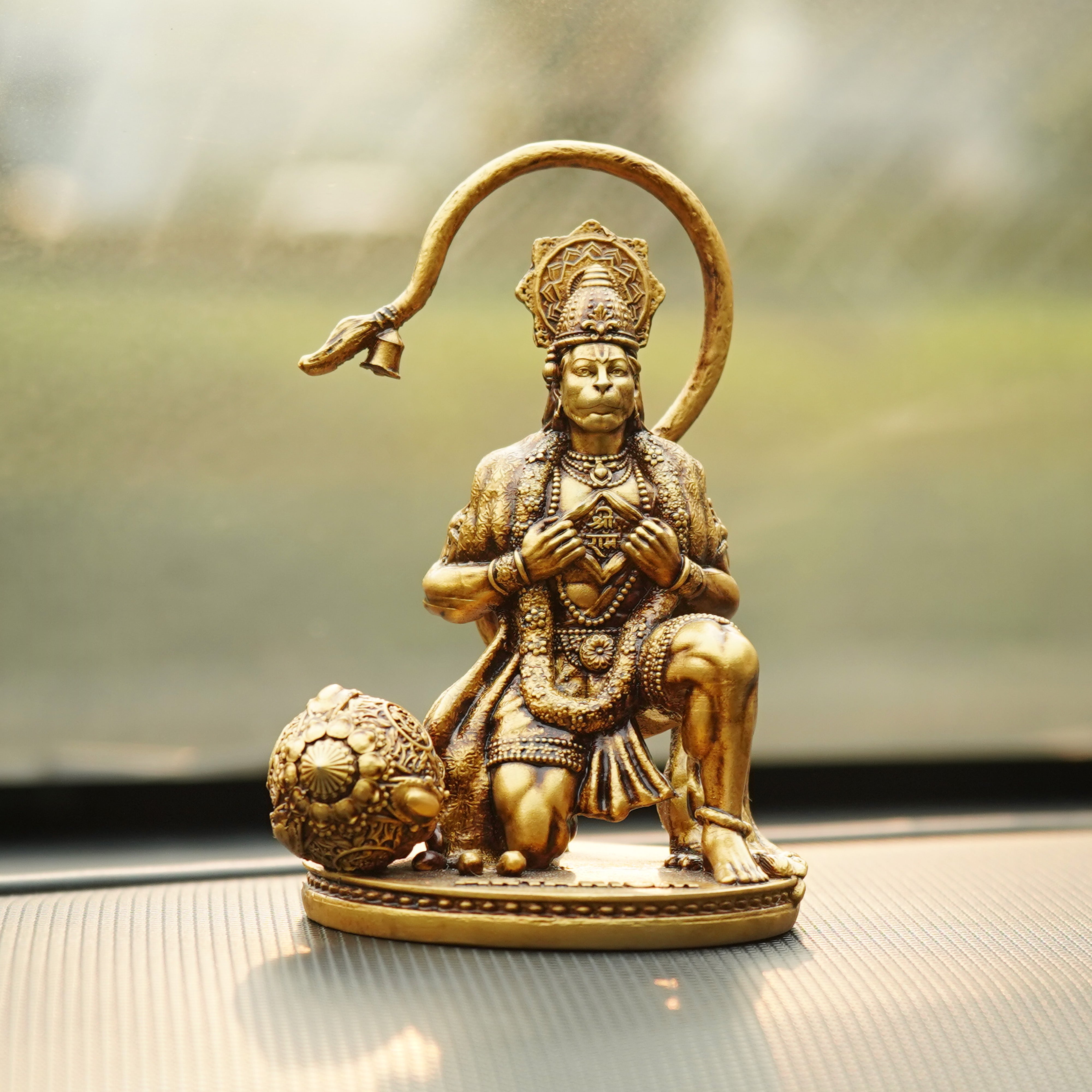Ram Bhakt Hanuman Car Dashboard