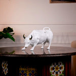 Load image into Gallery viewer, Abstract Art Charging Bull Figurine