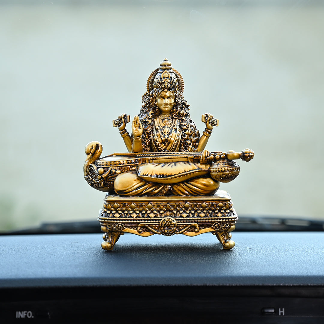 Vidya Saraswati Car Dashboard