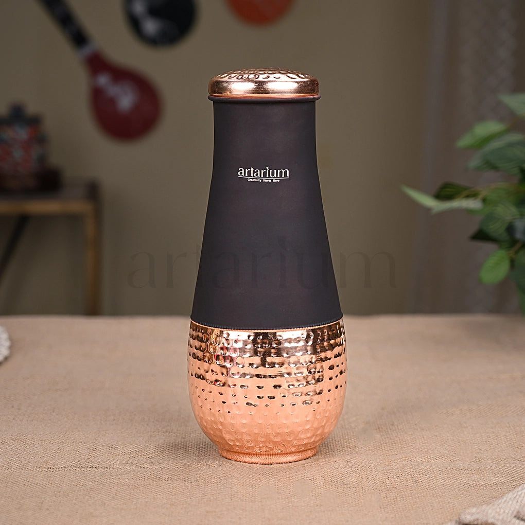 Tulip Copper Water Jar