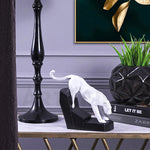 Load image into Gallery viewer, Modern Geometric Leaping Jaguar Figurine