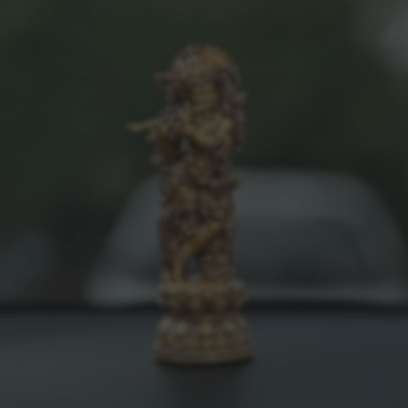 Krishna Idol Car Dashboard