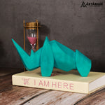 Load image into Gallery viewer, Abstract Art Rhino Figurine