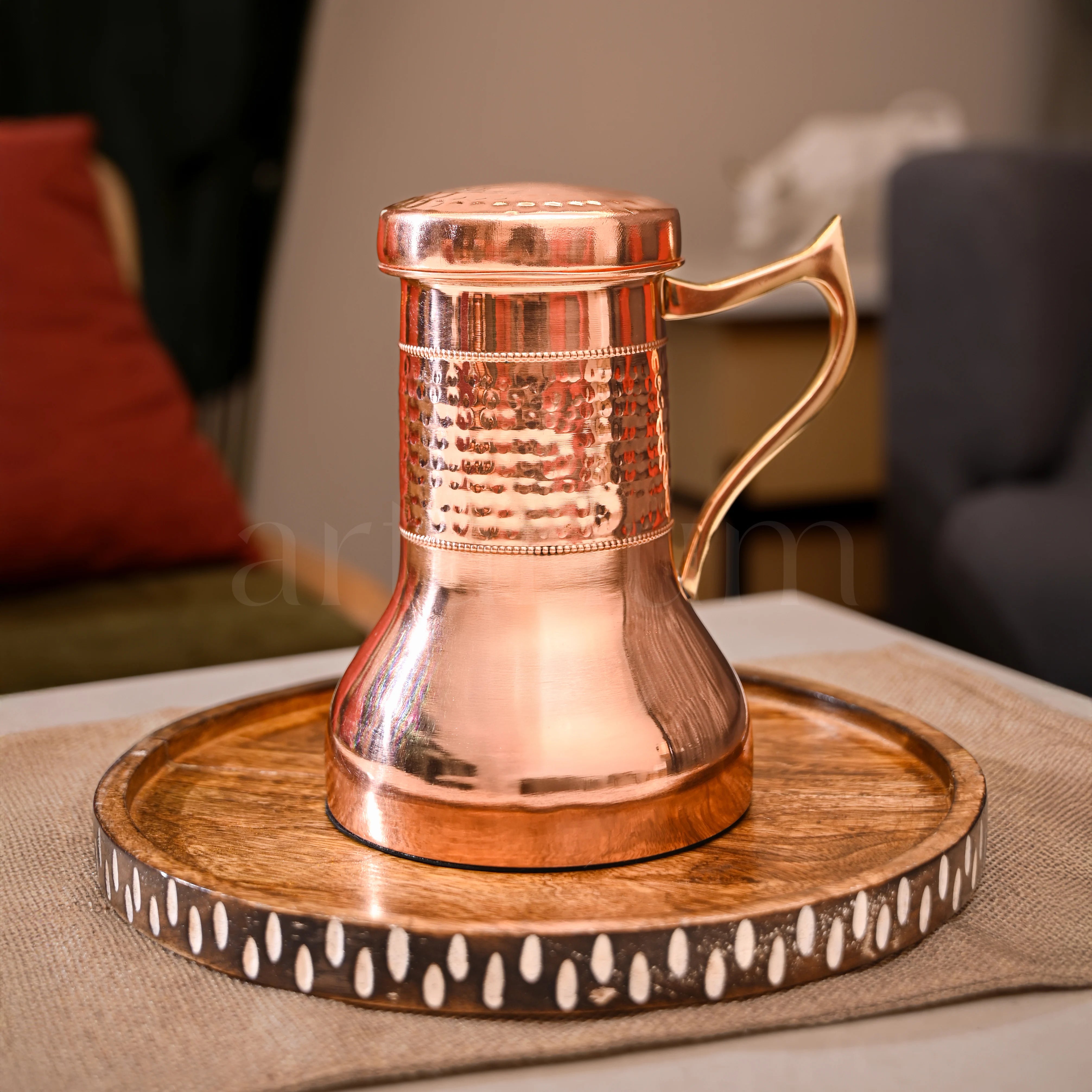 Copper Jar with Handle