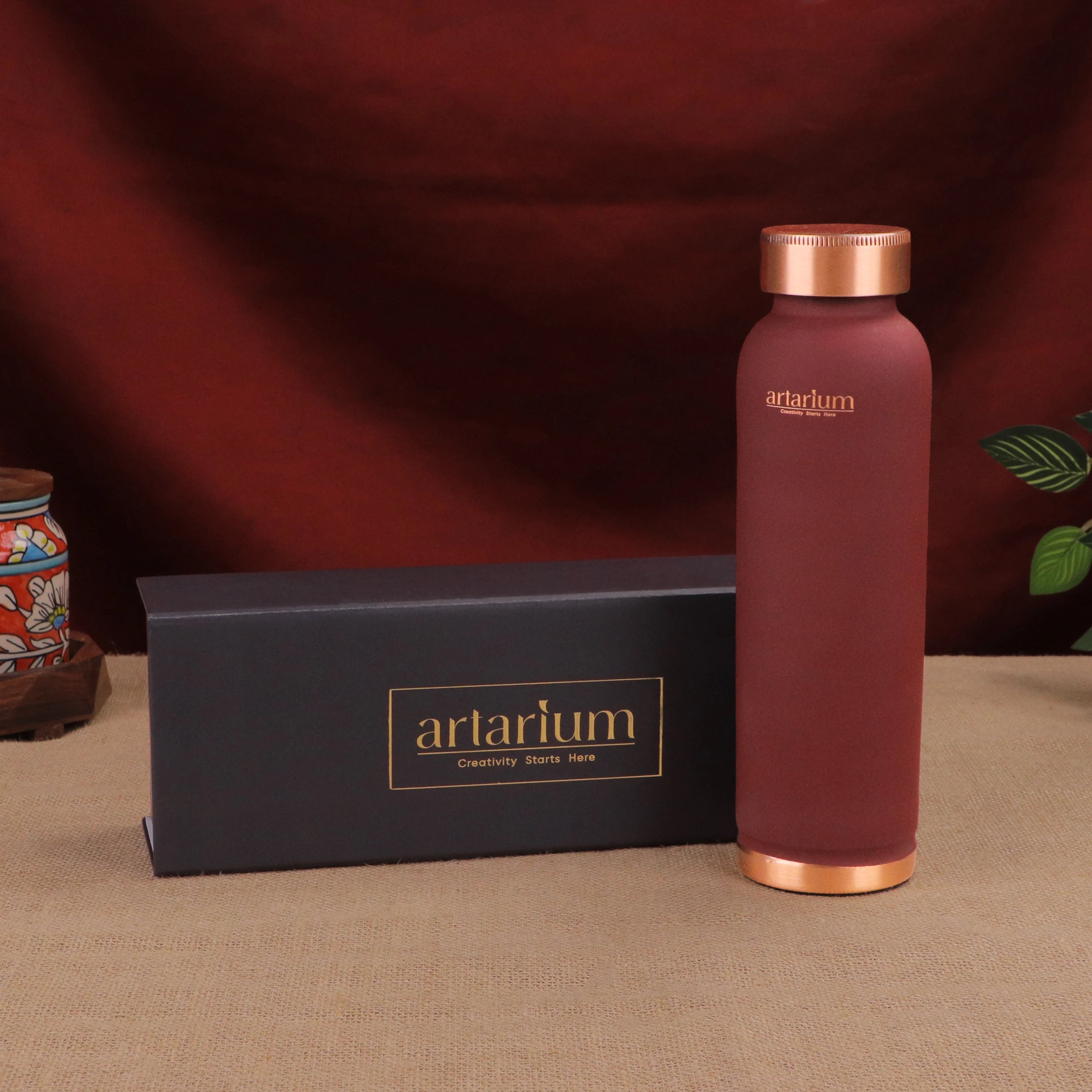 Copper Bottle with Gift Box